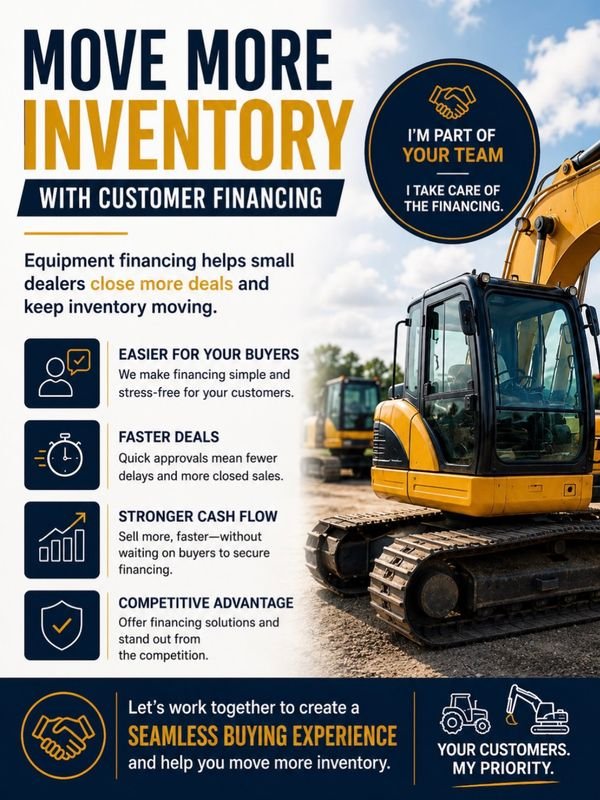 Equipment Dealers: Financing for Your Buyers
